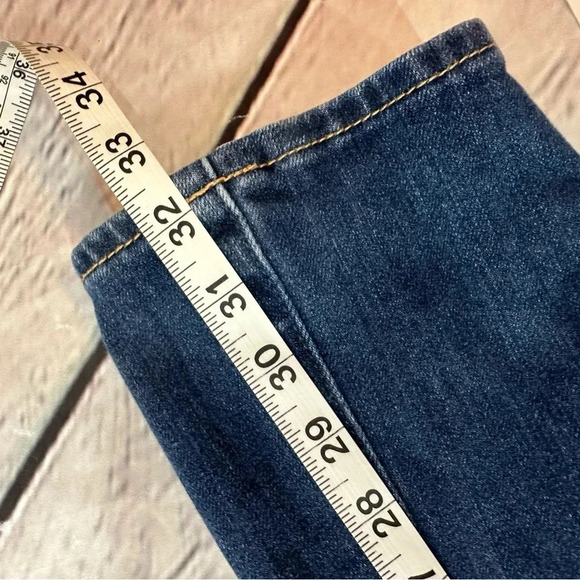 abercrombie & fitch skinny boot distressed jeans size 2 regular 26/33 boho - Picture 6 of 10